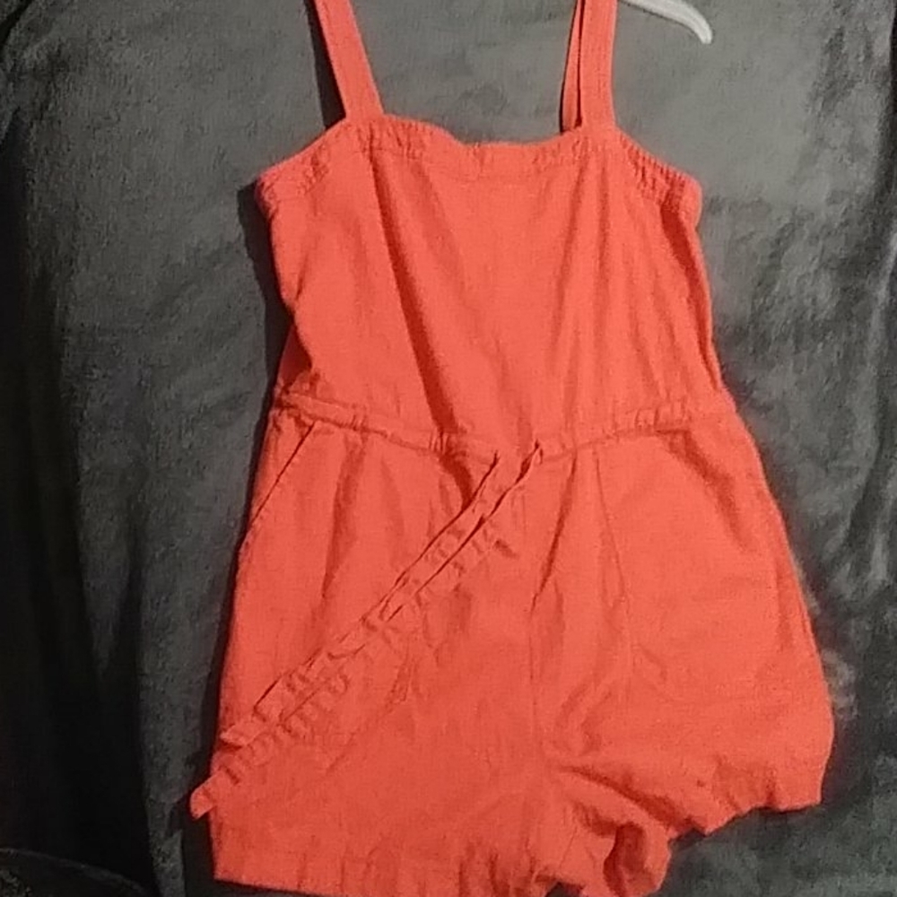 A cute pink romper.
